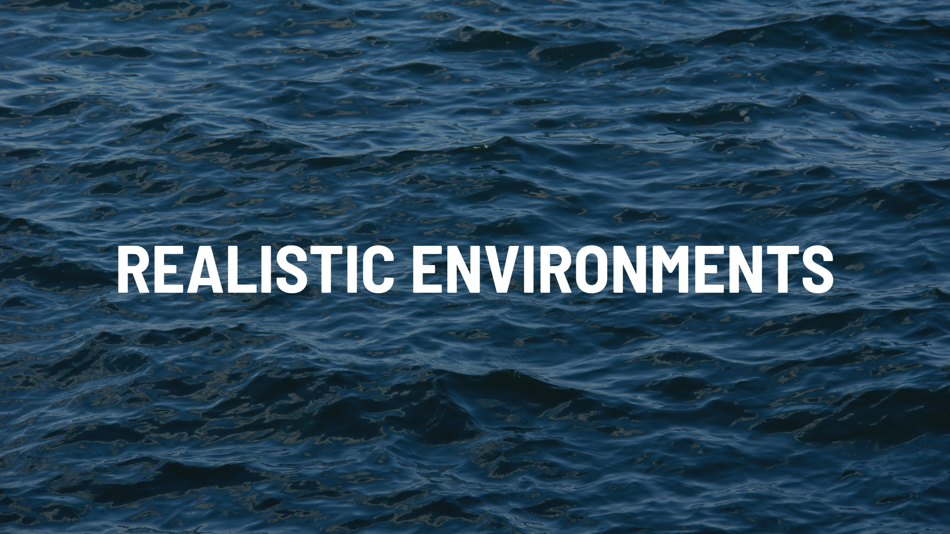 Realistic Environments