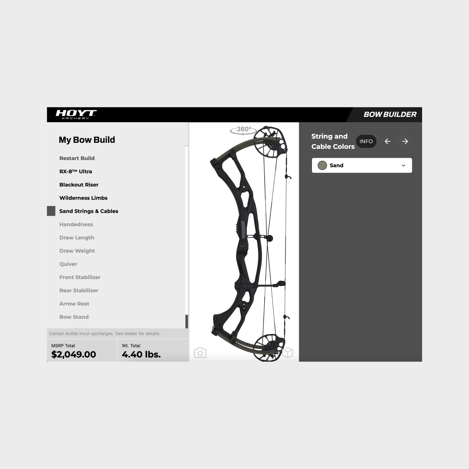 Hoyt Archery Bow Builder